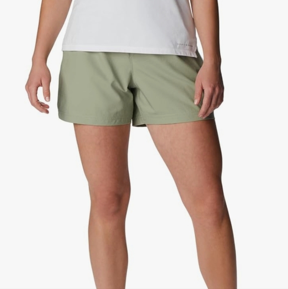 Columbia Women's XXL Anytime Lite Shorts XXL Safari Stretch Waistband Outdoor - Picture 1 of 12